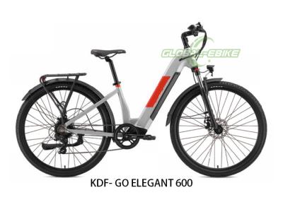 China EcoGlide 700C City Electric Bike With 250W Motor And 7-Speed Shimano Gearing for sale