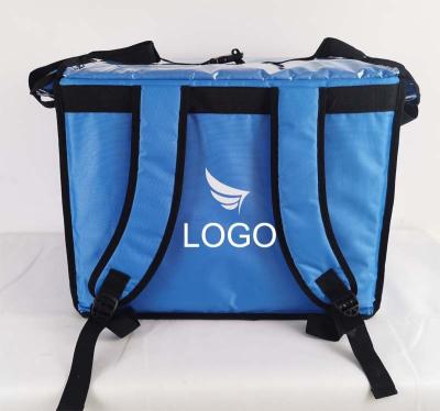 China Factory supply insulated thermal bag for food pizza delivery backpack aluminum foil cooler bag for sale