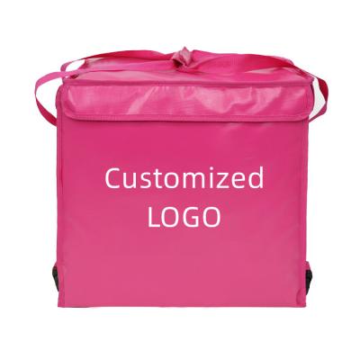 China Factory Direct Custom Insulated Insulated Cooler Bag Pizza Bagpack Food Delivery Takeaway Bag For Motorcycle for sale