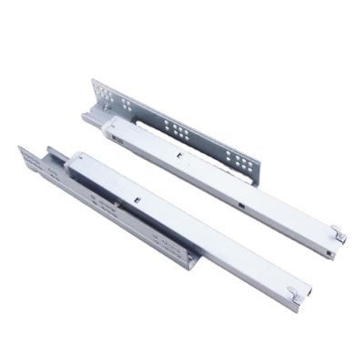 China Modern Hot Sales Undermount Drawer Slide Full Extension Soft Narrow Concealed Drawer Slide With Handle for sale