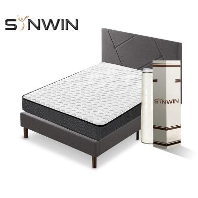 China Hypoallergenic Air Cooling Plush Mattress Spring Visco Elastic Memory Foam Mattress for sale