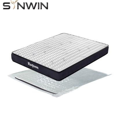 China OEM Wholesale King Full 10 Inch High Quality Single Pocket Spring Mattress Double Bed Massage Mattress Rolled Up Mattress for sale