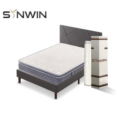 China Hypoallergenic Colchones King Size 15 Year Warranty Economical Matress Winding Coil Bonnell Tight Top Box Spring for sale