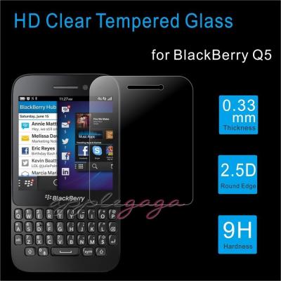 China Blackberry Q5 Tempered Glass Film for sale