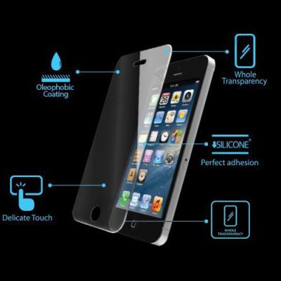 China 9H Anti fringerprint 0.33mm Privacy Screen Protectors for iphone 4s , 5s , 5c for sale