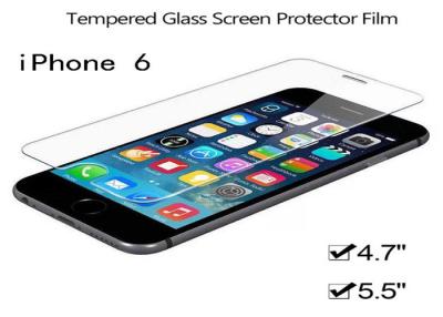 China 99% Transperancy High Clear Tempered Glass Screen Protectors Film For Iphone 6 for sale