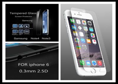 China 0.33mm 9H Hardness Iphone 6Plus Tempered Glass Film screen protector shield for sale