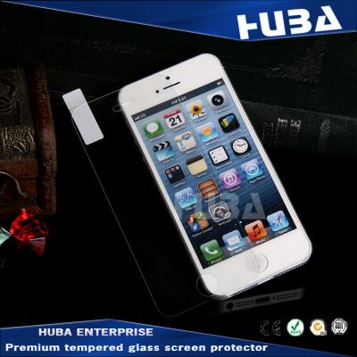 China 8-9H real Tempered Glass Screen Protectors Safety Glass Film for iphone 5 5s 5c for sale