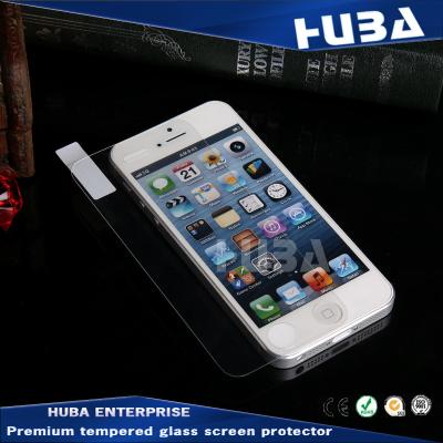 China 0.15mm de Ultradikte Aangemaakte Beschermer van het Glasscherm voor Iphone5s/5c/5 Te koop