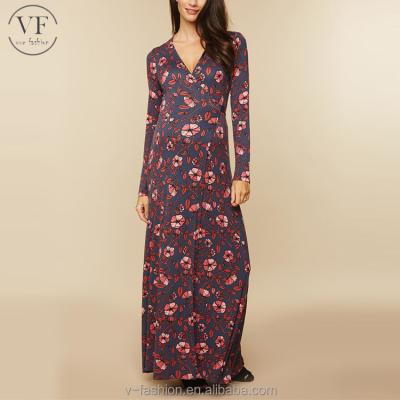 China Anti-allergy Anti-allergy Dongguan VF Pregnant Women Printed Nursing Dress for sale