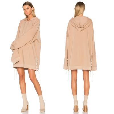 China Wholesale Plain Anti-pilling Hooded Oversized Loose Fit Hoodie For Women for sale