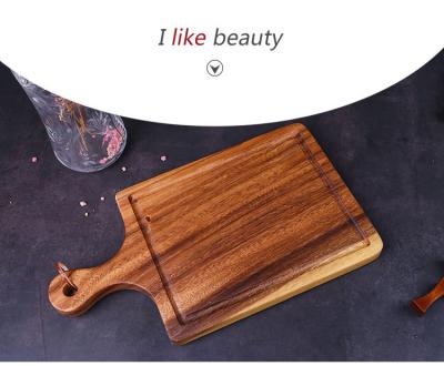 China High Quality Custom Made Acacia Wood Breakfast Cutting Board Pizza Serving Board Viable Stock Available With Good Quality for sale