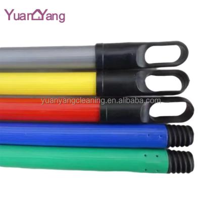 China Sustainable Powder Coated Broom Iron Stick Floor Dust Broom Metal Broom Cleaning Handle for sale