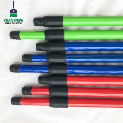 China Cheap viable custom telescopic broom handle iron logo telescopic pole extension handle for sale