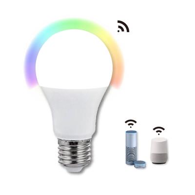 China Residential Smart WiFi Connected Remote Control Energy Saving APP LED Light Bulb RGB Smart Bulb for sale