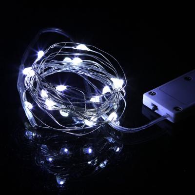 China Copper Wire String Light Hotsales CR2032 LED Micro Light Battery Operated Wedding For Decoration for sale