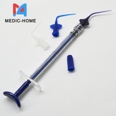 China Straight Tip Sterile Plastic Disposable Periodontal Dental Syringe for Oral Surgery à venda