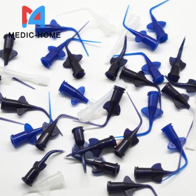 중국 PP Medical Dental Irrigation Tips Special Needle Tips for syringes Blue Transparent CE Certified 판매용