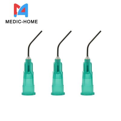 中国 Specialized Instrument Equipment Single Dental Pre-Bent Needle Tips with CE and ISO 販売のため