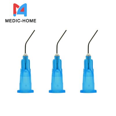 Cina PrimeMed Home Dental Pre-Bent Luer Lock Blunt Tip Irrigation Needle Tips and Durable in vendita