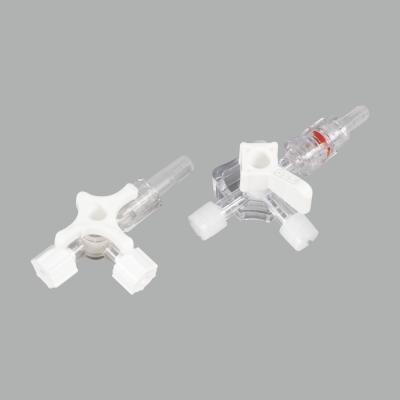 Cina Disposable Three-Way Stopcock Connector Valve Luer Lock Ethylene Oxide Sterilization in vendita