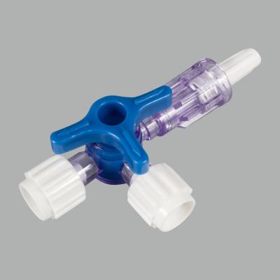 Cina Medical PC PE ABS 3 Way Stopcock Connector Valve with Extension Tube Customized Request in vendita