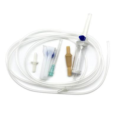 China Luer Slip / Luer Lock Connector Disposable Sterile IV / Infusion Set In Plastic Material for sale