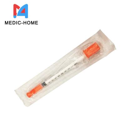 Китай U50 U 40 Insulin Syringes 31 Gauge For Diabetes 0.5ml 1 Ml Medical Plastic продается