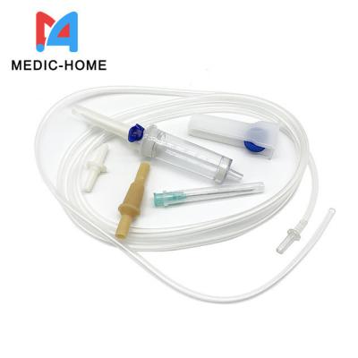 China Plastic Disposable Infusion Set with/Without Needle Luer Lock Luer Slip Sterile CE ISO Te koop