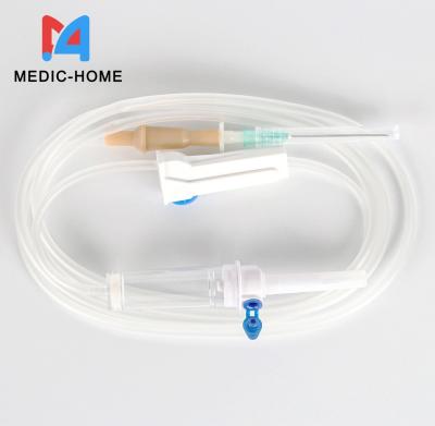 China Disposable Luer Lock IV Set with 21g Needle Group Adult 14G-31G User-Friendly Te koop