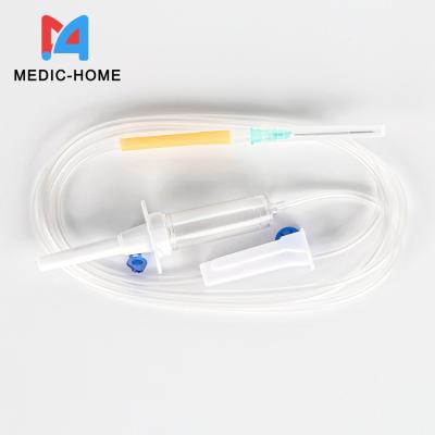 중국 Ethylene Oxide Sterilization Disposable Luer Slip Luer Lock Infusion Set for Adult 판매용