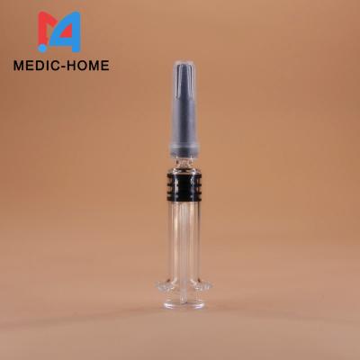 China 1ml Luer Lock Luer Slip Prefilled Glass Syringe for Pharmaceutical Packaging Samples zu verkaufen