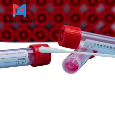 China ISO Certified Disposable Sterile Nylon Flocked Nasopharyngeal Swab for Virus Sampling zu verkaufen