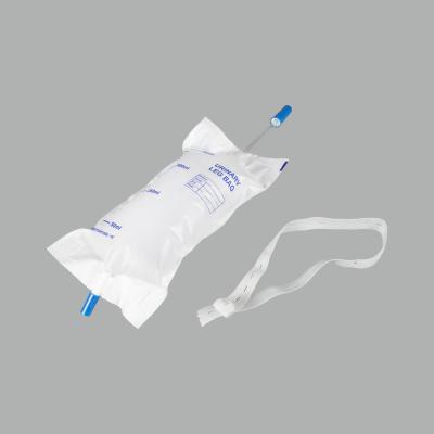 China External Female Disposable Urinary Leg Bag Medical Urine Container Transparent Leg Sterile Bag zu verkaufen