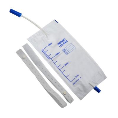 China Women Men Children Catheter Collection Bag Medical 2000ml Disposable  With T Valve for sale