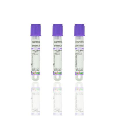 Κίνα Adult Purple Cap Disposable Vacuum Blood Collection Tube EDTA K2/K3 for Medical Needs προς πώληση