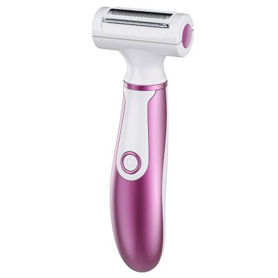 Chine Razor électrique pour femmes 4 en 1 Trimmer pour les jambes Les bras Sous les aisselles Bikini ligne et visage, rose à vendre