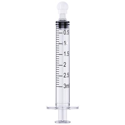 China 3ml Plastic Disposable Syringes Without Needles With Needle for sale