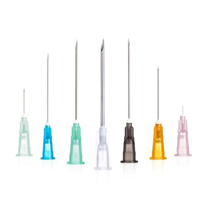 China CE Disposable Sterile Irrigation Infusion Hypodermic Medical Injection Syringe Needles 18g for sale