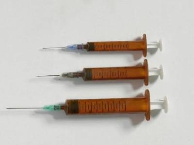 China Disposable Lightproof Syringe Different Sizes CE ISO for sale