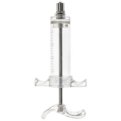 China 20ml Durable Veterinary Syringe for Animal Vaccination Plastic-Steel Material with UV Additive Ergonomic Design Ac for sale