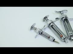 Factory Price 8G metal veterinary syringe High Accuracy C Type