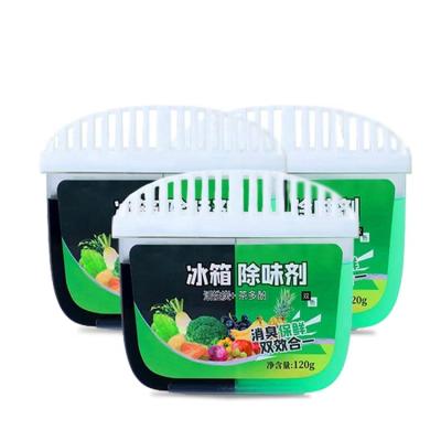 China Sustainable Deodorant Household Refrigerator Adsorption Fridge Smell Activated Charcoal Cool Deodorant for sale