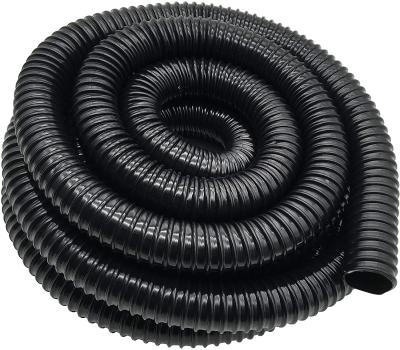 China Flexible PVC Easy Carrying Plastic Corrugated Black Protect Wire RV Sewer Drainage Pipe Support RV Waste Pipe for sale