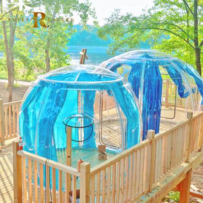 China Customized Luxurious Design Bubble Tent Lodge Camping Hotel Rental For Outdoor Glamping Igloo Dome Tent for sale