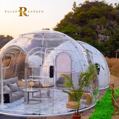 China New Fashion Design Glamping Resort Hotel Customized Living Heat Insulated Transparent Clear Dome Rooms for sale