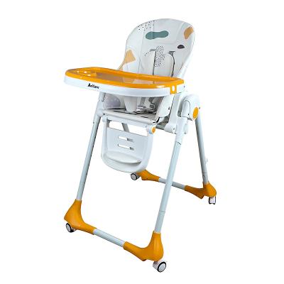 China Aricare New Modern Design Adjustable Baby Highchair , Wholesale Baby Feeding Portable Highchair for sale