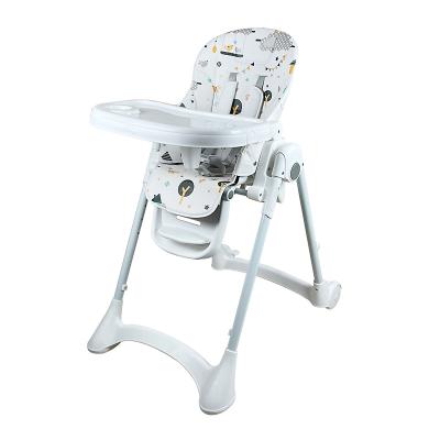 China Modern Multifunctional Baby High Feeding Chair Baby Eating Folding Adjustable Chair Portable Booster Baby Seat for sale