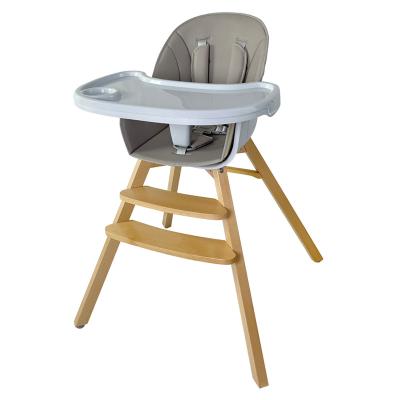 China Portable Baby Umpire Chair Baby Feeding Chair Solid Wood Wooden Booster Seat for sale