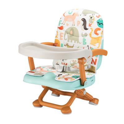 China Folding Modern Portable Lightweight Booster Travel Chair Booster Baby Seat Adjustable Feeding Referee Chair for sale